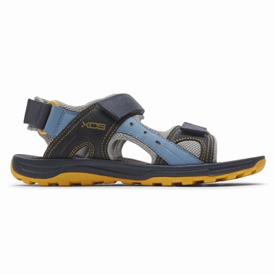 Sandálias Rockport Trail Technique Adjustable Velcro Homem Azuis/Multicoloridas PT-97523